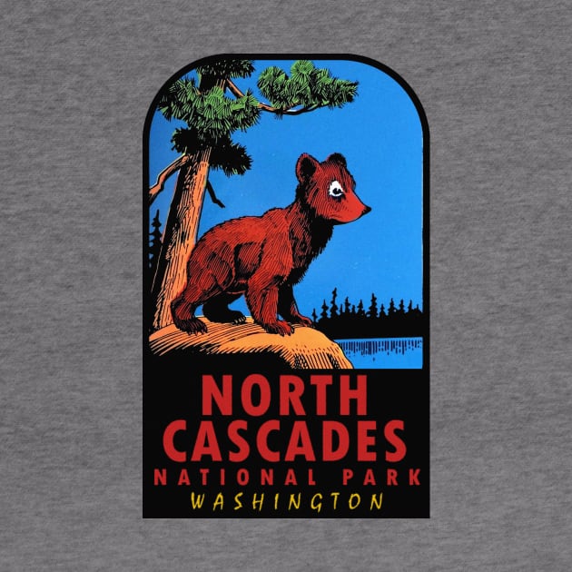 North Cascades National Park Vintage by Hilda74